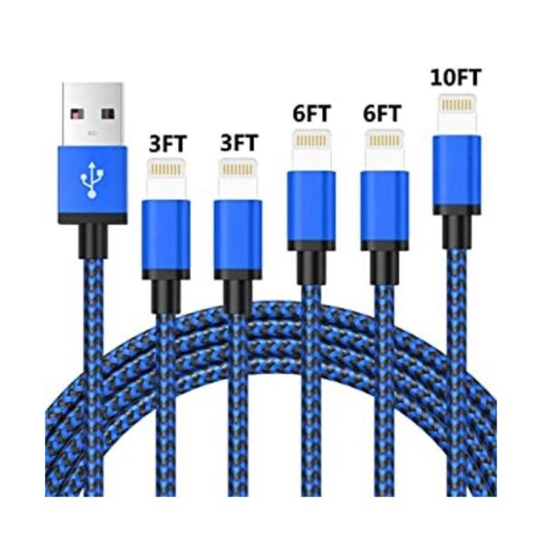 iPhone Fast Charger Cable Apple MFi Certified 5Pack_1
