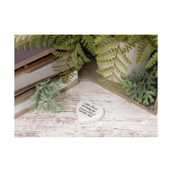 Lighthouse Christian Products Placa de piedra con texto en_6