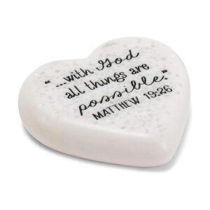 Lighthouse Christian Products Placa de piedra con texto en_1
