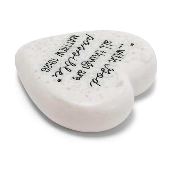 Lighthouse Christian Products Placa de piedra con texto en_4