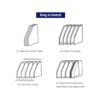 Marte Vanci Soporte plegable de 4 compartimentos para_2