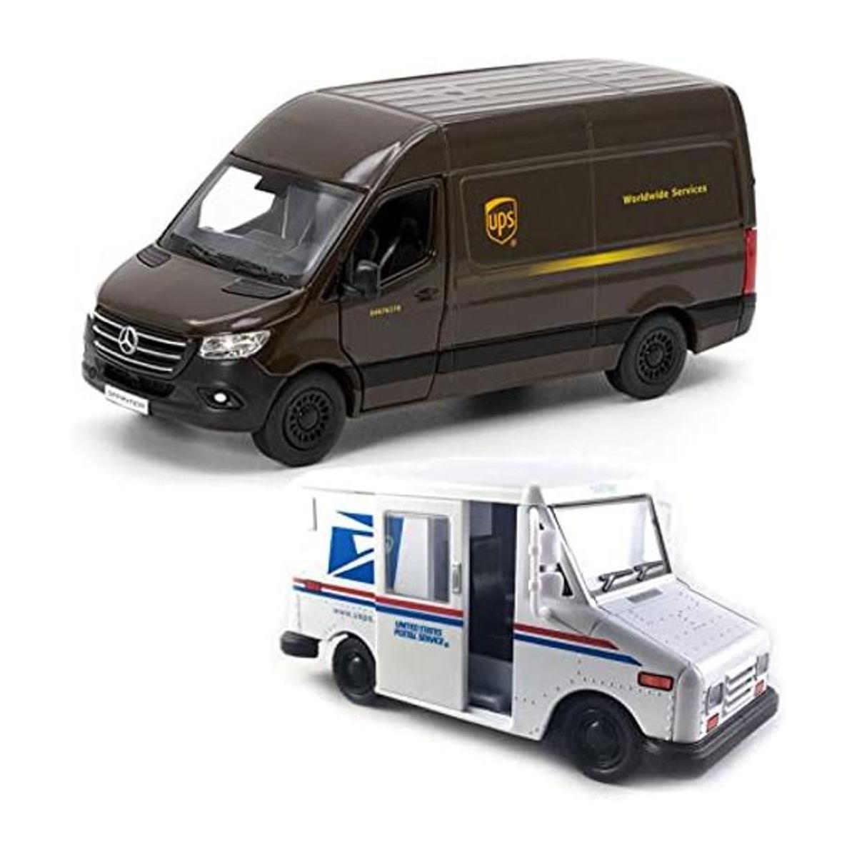 UPS MercedesBenz Sprinter 2 camiones de correo postal de