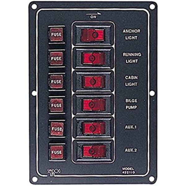SeaDog 4221101 Panel de interruptor de CC vertical de_1