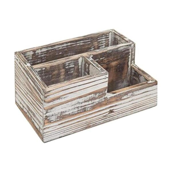 MyGift Organizador de escritorio de madera con 3