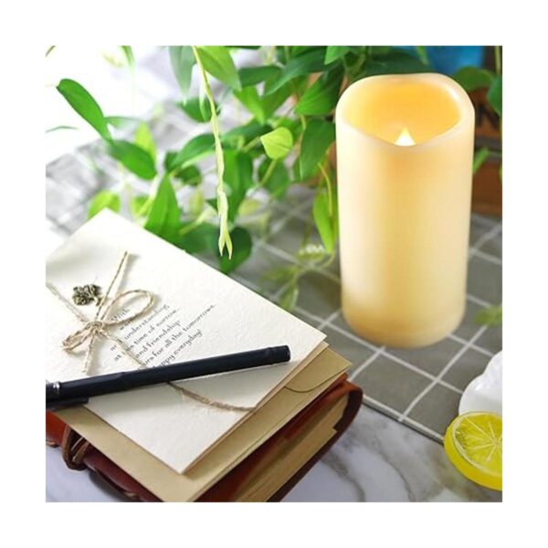 Velas LED sin flama de pilas impermeables para_3