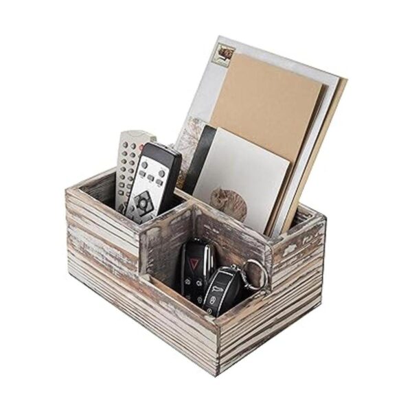 MyGift Organizador de escritorio de madera con 3
