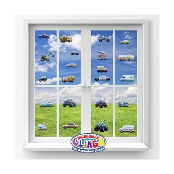 Jesplay USA Calcomanías reutilizables para ventana de_4