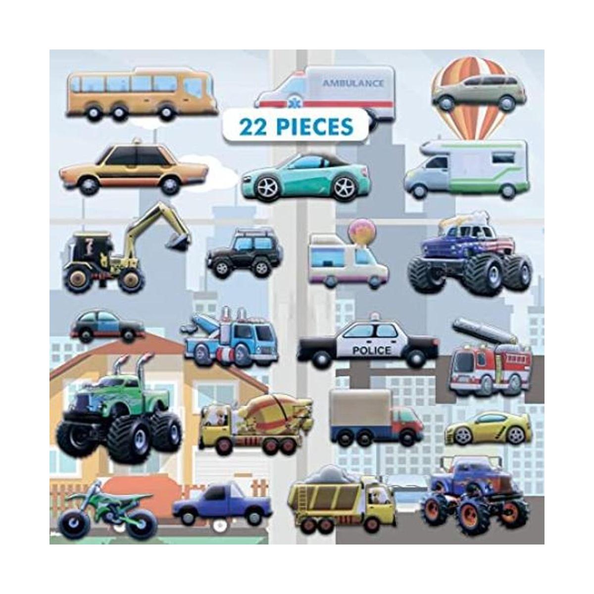 Jesplay USA Calcomanías reutilizables para ventana de