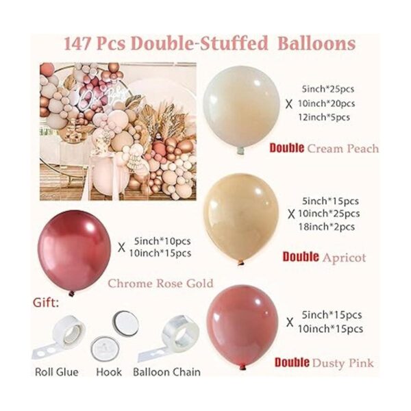 Kit de guirnalda de arco de globos para manualidades 147_2