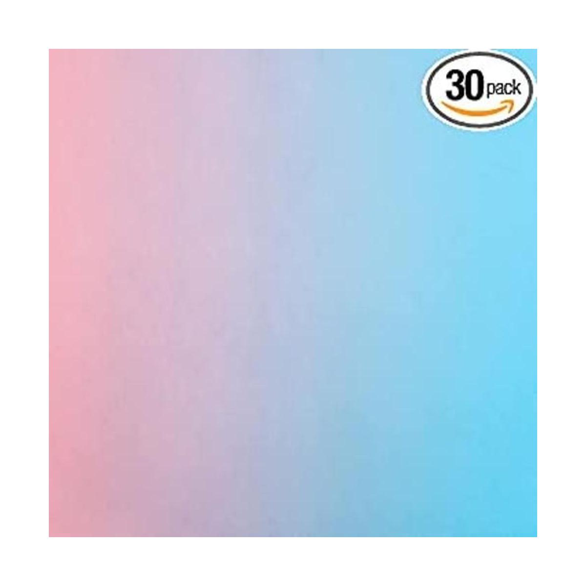 MR FIVE 30 hojas de papel de seda turquesa pastel a