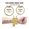 Bekomo Compatible con Apple Watch Band de 1.732 in 1.772_2