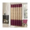 MVSUTA Royal Scroll Cortina de ducha clásica con