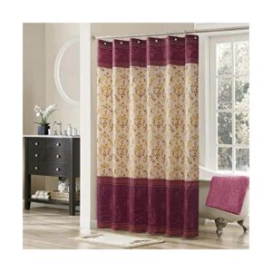 MVSUTA Royal Scroll Cortina de ducha clásica con