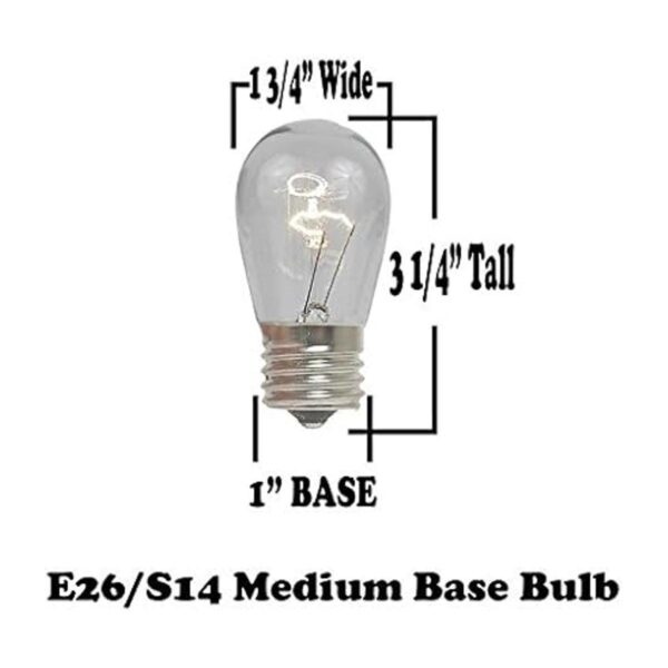 Novelty Lights Inc. S14. Focos de reemplazo con forma de_2