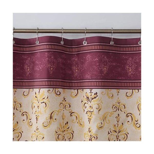 MVSUTA Royal Scroll Cortina de ducha clásica con