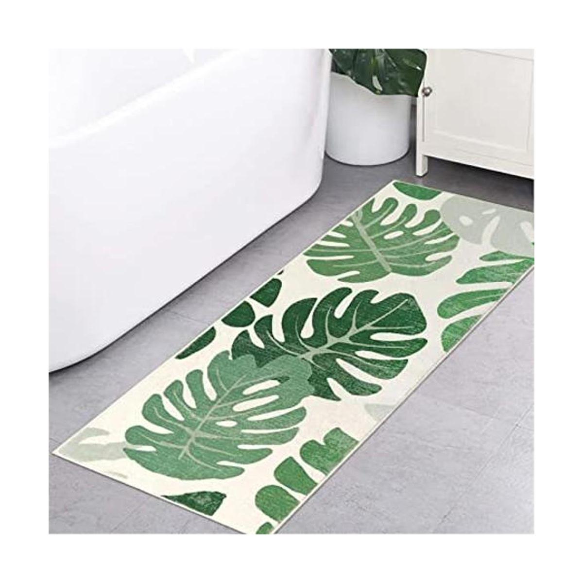HAOCOO Alfombra de baño de 18 x 47 pulgadas