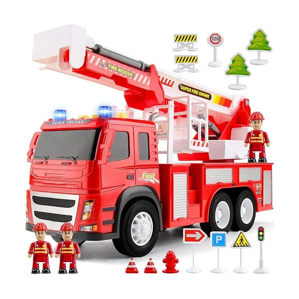 Juego de camión de bomberos Juguetes de tamaño grande a