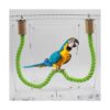Paquete de 2 perchas de cuerda de cáñamo para pájaros_5