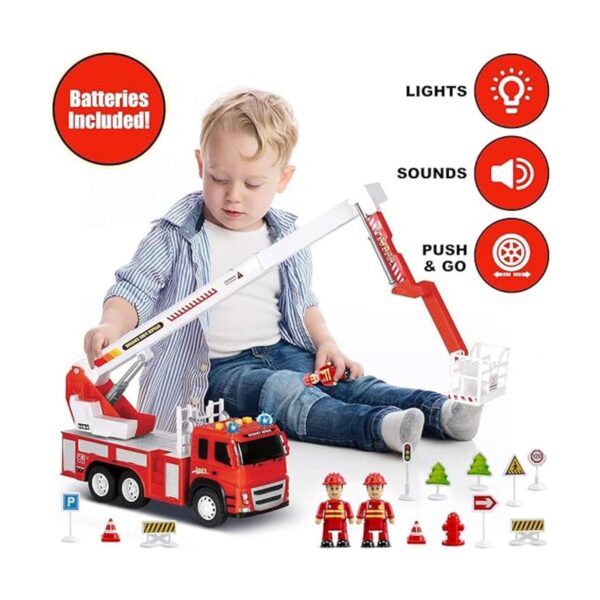 Juego de camión de bomberos Juguetes de tamaño grande a_4