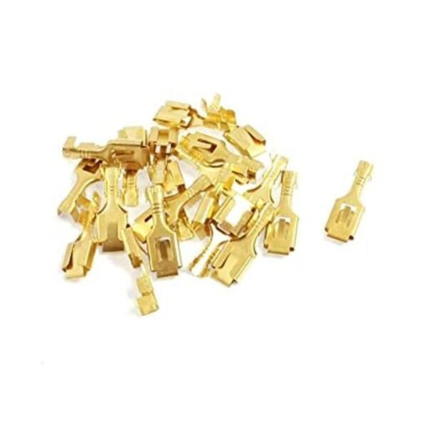 Uxcell a12091000ux0569 6.3 mm Crimp Terminal Cable Latón_1