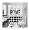 FZDHHY Home Sweet Home Juego de cortinas de ducha