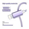 Paquete de 4 cables de carga para iPhone 3 pies6 pies10_2