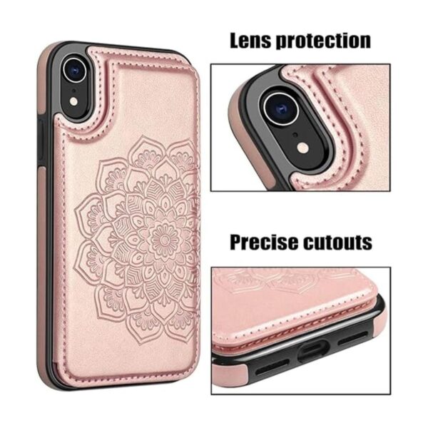 MMHUO Funda para iPhone XR con soporte para tarjetas_3