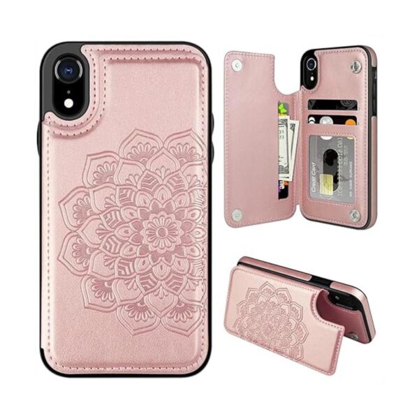 MMHUO Funda para iPhone XR con soporte para tarjetas_1