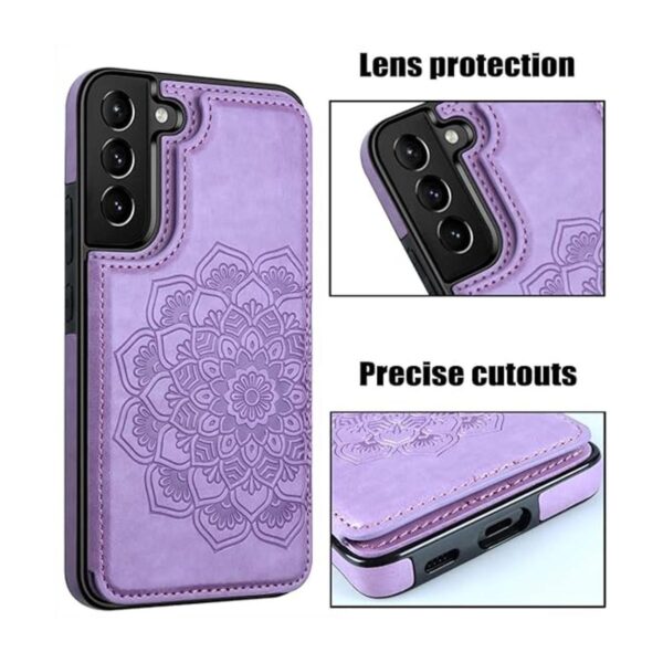 MMHUO Funda protectora para Samsung Galaxy S22 con soporte_3