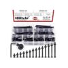 Hilitchi M6 Tornillos de cabeza hexagonal color negro