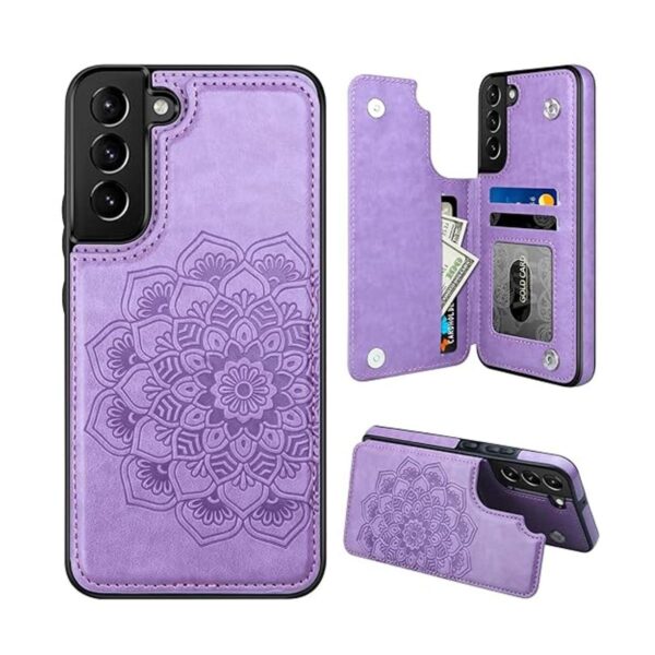 MMHUO Funda protectora para Samsung Galaxy S22 con soporte_1