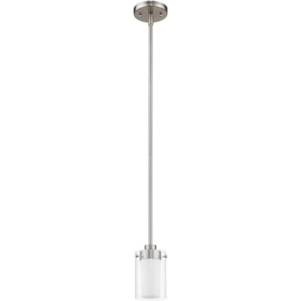 Livex Lighting 154091 Manhattan 1 Mini colgante níquel_2