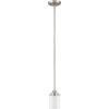 Livex Lighting 154091 Manhattan 1 Mini colgante níquel_1