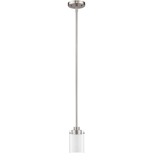 Livex Lighting 154091 Manhattan 1 Mini colgante níquel_1