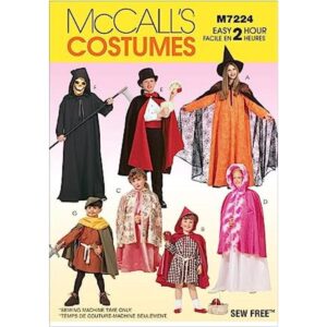 McCalls Disfraces M7224 patrón de costura para disfraz