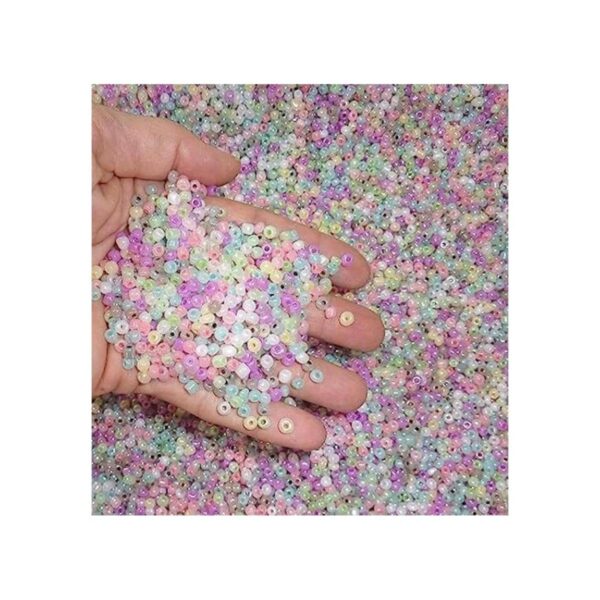 Cuentas de semillas de 0.157 in 60 de cristal para poni_1