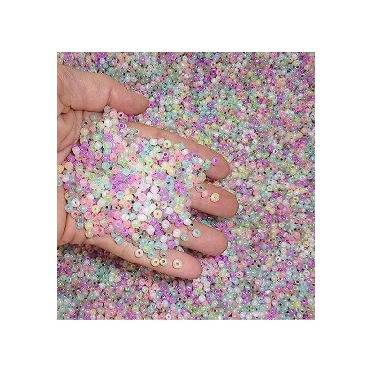 Cuentas de semillas de 0.157 in 60 de cristal para poni