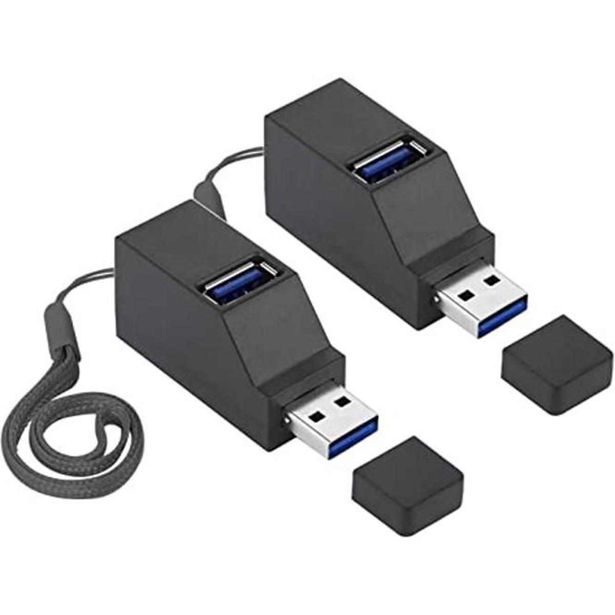 OUQYLG Divisor de puerto USB 3 puertos USB 2.0 Hub 2