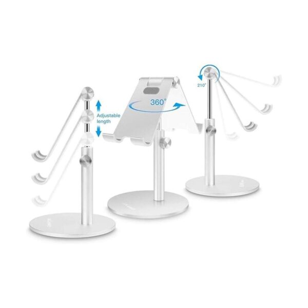 AICase Soporte para tableta y teléfono Plateado_3
