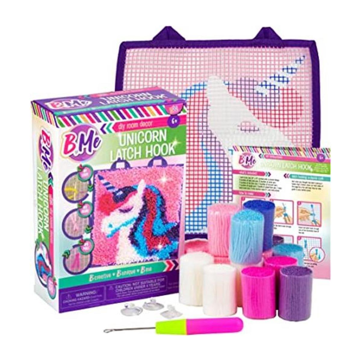 B Me Kit de gancho de unicornio para niñas Juego de