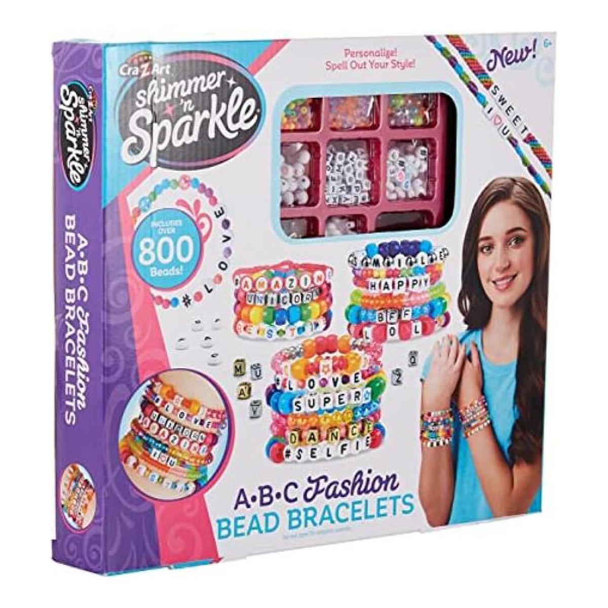 CraZArt Shimmer N Sparkle DIY ABC Fashion Beads