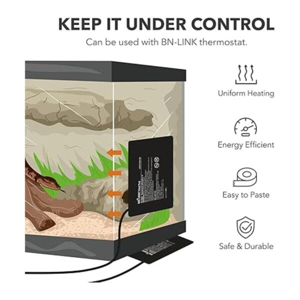 BNLINK Almohadilla de calefacción para reptiles eléctrica_2