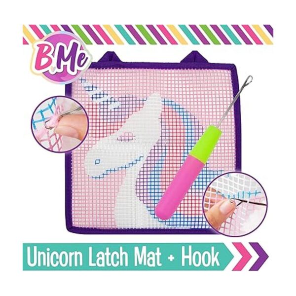 B Me Kit de gancho de unicornio para niñas Juego de_4