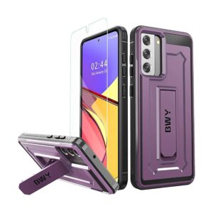 BWY Funda para Galaxy S21 FE con protector de pantalla_1