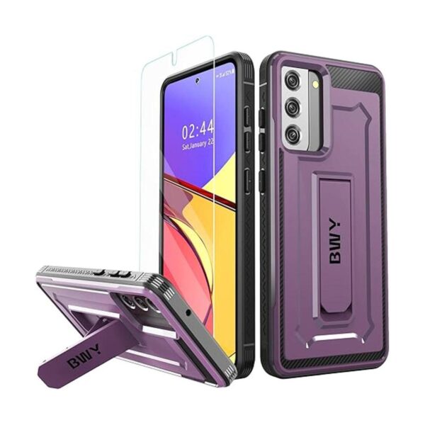 BWY Funda para Galaxy S21 FE con protector de pantalla_1