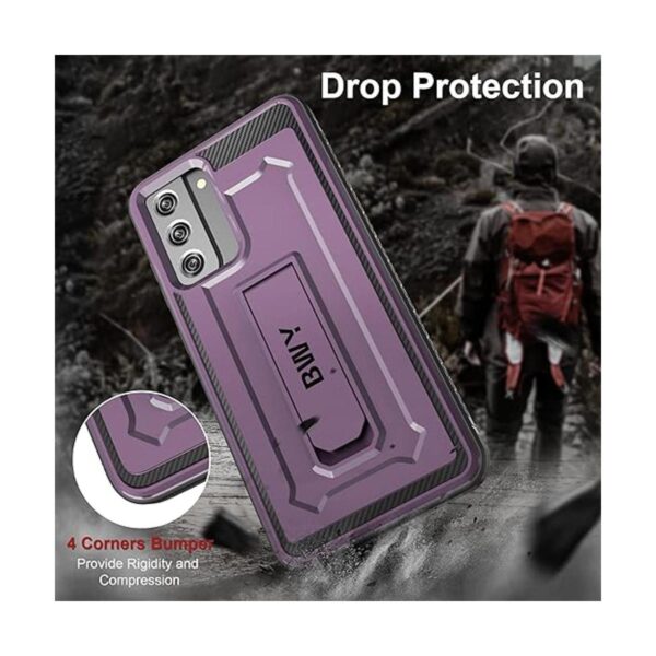BWY Funda para Galaxy S21 FE con protector de pantalla_3