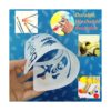 BANLTRE 5 piezas de acetato transparente en blanco de 18 x