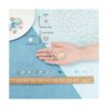 SUNNYCLUE 1 caja DIY 10 pares de aretes de turquesa con