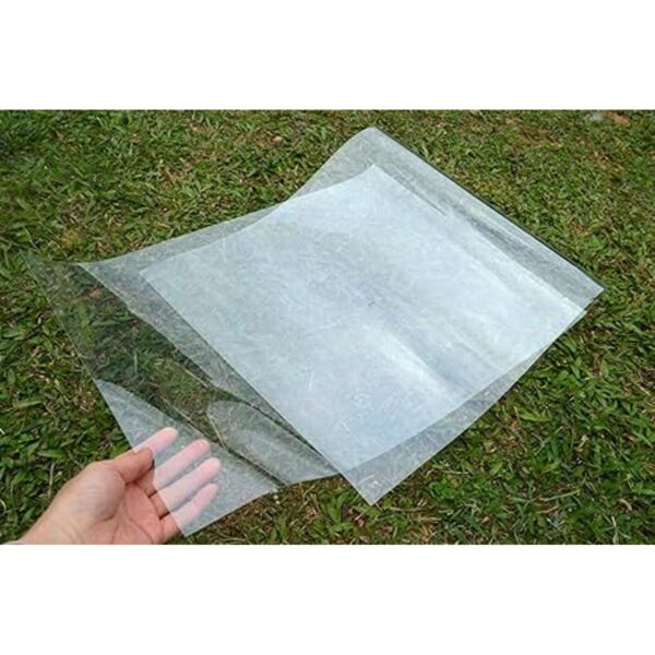 BANLTRE 5 piezas de acetato transparente en blanco de 18 x