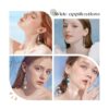 SUNNYCLUE 1 caja DIY 10 pares de aretes de turquesa con